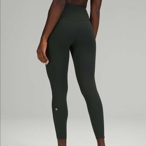lululemon base pace legging 25” rainforest green